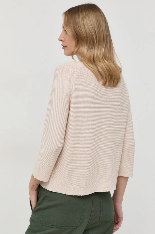 Γυναικεία Χωρίς φερμουάρ Βαμβακερό πουλόβερ Weekend Max Mara χρώμα: μπεζ, 5 Γυναικεία Χωρίς φερμουάρ Βαμβακερό πουλόβερ Weekend Max Mara χρώμα: μπεζ, - Image 3