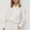 Γυναικεία Πουκάμισα Βαμβακερό πουκάμισο Weekend Max Mara άσπρο, -Αξεσουάρ || Παπούτσια || Ρούχα Κατάστημα unnamed file 1086