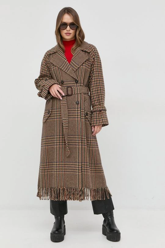 Γυναικεία Παλτά Μάλλινο παλτό Weekend Max Mara πολύχρωμο 3 Γυναικεία Παλτά Μάλλινο παλτό Weekend Max Mara πολύχρωμο