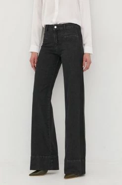 Γυναικεία Καμπάνες Τζιν παντελονι MAX&Co. μαύρο