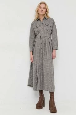 Γυναικεία Φορέματα Μάλλινο φόρεμα Weekend Max Mara καφέ,