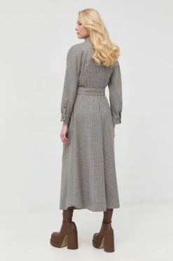 Γυναικεία Φορέματα Μάλλινο φόρεμα Weekend Max Mara καφέ, -Αξεσουάρ || Παπούτσια || Ρούχα Κατάστημα unnamed file 1238