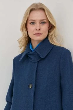 Γυναικεία Παλτά Μάλλινο παλτό Weekend Max Mara ναυτικό μπλε, -Αξεσουάρ || Παπούτσια || Ρούχα Κατάστημα unnamed file 1248