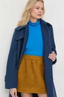 Γυναικεία Παλτά Μάλλινο παλτό Weekend Max Mara ναυτικό μπλε, -Αξεσουάρ || Παπούτσια || Ρούχα Κατάστημα unnamed file 1250