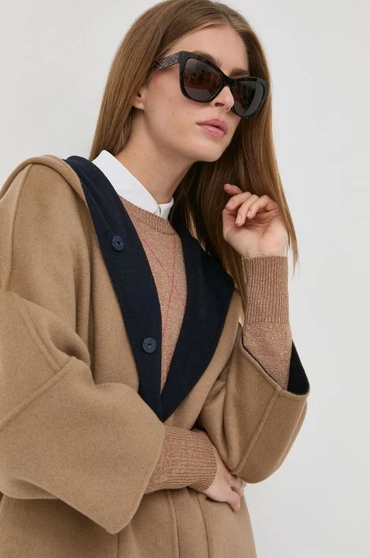 Γυναικεία Παλτά Μάλλινο παλτό διπλής όψης Weekend Max Mara ναυτικό μπλε, 6 Γυναικεία Παλτά Μάλλινο παλτό διπλής όψης Weekend Max Mara ναυτικό μπλε, - Image 4