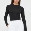 Γυναικεία Μακρυμάνικο Longsleeve Max Mara Leisure μαύρο