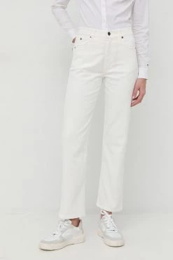 Γυναικεία Relaxed Τζιν παντελονι Weekend Max Mara κρεμ