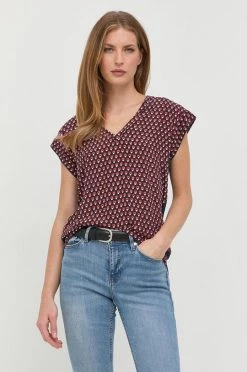 Γυναικεία Κοντομάνικο Μπλουζάκι Weekend Max Mara πολύχρωμο