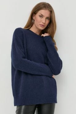 Γυναικεία Χωρίς φερμουάρ Μάλλινο πουλόβερ Weekend Max Mara χρώμα: ναυτικό μπλε, -Αξεσουάρ || Παπούτσια || Ρούχα Κατάστημα unnamed file 1526