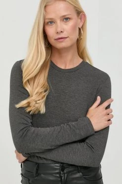 Γυναικεία Μακρυμάνικο Longsleeve Max Mara Leisure γκρι