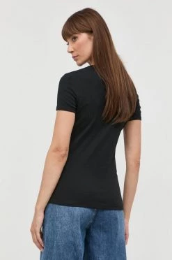 Γυναικεία Κοντομάνικο Βαμβακερό μπλουζάκι MAX&Co. μαύρο -Αξεσουάρ || Παπούτσια || Ρούχα Κατάστημα unnamed file 1590