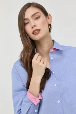 Γυναικεία Πουκάμισα Βαμβακερό πουκάμισο MAX&Co. ροζ -Αξεσουάρ || Παπούτσια || Ρούχα Κατάστημα unnamed file 1619