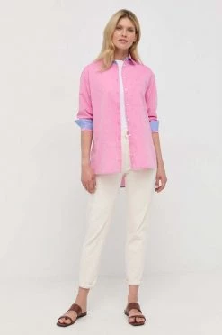 Γυναικεία Πουκάμισα Βαμβακερό πουκάμισο MAX&Co. ροζ, -Αξεσουάρ || Παπούτσια || Ρούχα Κατάστημα unnamed file 1623