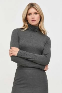 Γυναικεία Μακρυμάνικο Longsleeve Max Mara Leisure γκρι,