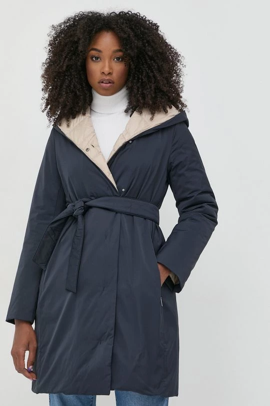 Γυναικεία Μακριά μπουφάν Αναστρέψιμο μπουφάν με επένδυση από πούπουλα Weekend Max Mara ναυτικό μπλε, 3 Γυναικεία Μακριά μπουφάν Αναστρέψιμο μπουφάν με επένδυση από πούπουλα Weekend Max Mara ναυτικό μπλε,