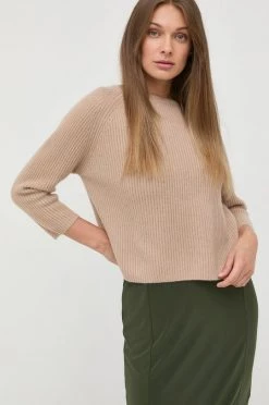 Γυναικεία Χωρίς φερμουάρ Πουλόβερ κασμίρ Weekend Max Mara χρώμα: μπεζ, -Αξεσουάρ || Παπούτσια || Ρούχα Κατάστημα unnamed file 1682