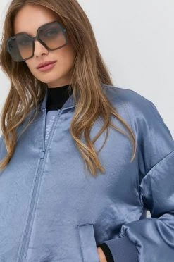 Γυναικεία Κοντά μπουφάν Μπουφάν Bomber Max Mara Leisure χρώμα: μοβ,