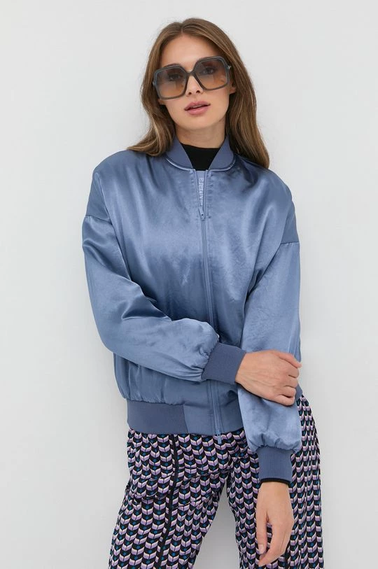 Γυναικεία Κοντά μπουφάν Μπουφάν Bomber Max Mara Leisure χρώμα: μοβ, 6 Γυναικεία Κοντά μπουφάν Μπουφάν Bomber Max Mara Leisure χρώμα: μοβ, - Image 4