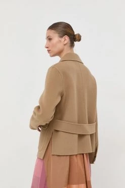 Γυναικεία Κοντά μπουφάν Μάλλινο μπουφάν Weekend Max Mara καφέ, -Αξεσουάρ || Παπούτσια || Ρούχα Κατάστημα unnamed file 1735