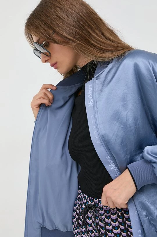 Γυναικεία Κοντά μπουφάν Μπουφάν Bomber Max Mara Leisure χρώμα: μοβ, 8 Γυναικεία Κοντά μπουφάν Μπουφάν Bomber Max Mara Leisure χρώμα: μοβ, - Image 6