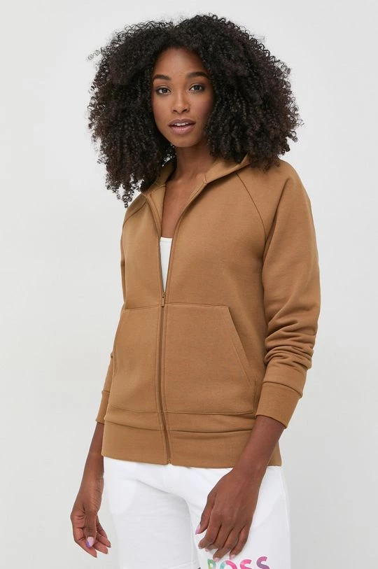 Γυναικεία Με φερμουάρ Μπλούζα Max Mara Leisure καφέ, 3 Γυναικεία Με φερμουάρ Μπλούζα Max Mara Leisure καφέ,