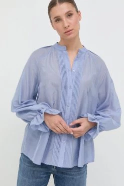 Γυναικεία Πουκάμισα Μεταξωτό πουκάμισο MAX&Co. ανοιχτό μπλε