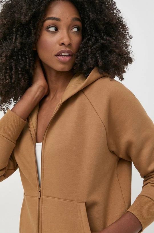 Γυναικεία Με φερμουάρ Μπλούζα Max Mara Leisure καφέ, 6 Γυναικεία Με φερμουάρ Μπλούζα Max Mara Leisure καφέ, - Image 4