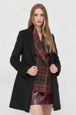 Γυναικεία Παλτά Παλτό από μείγμα μαλλιού MAX&Co. μαύρο,