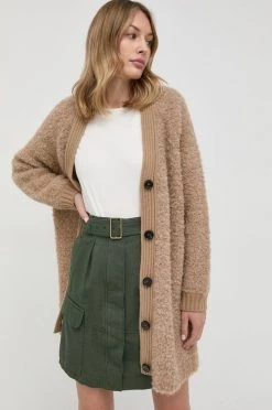 Γυναικεία Με φερμουάρ Μάλλινη ζακέτα Weekend Max Mara μπεζ