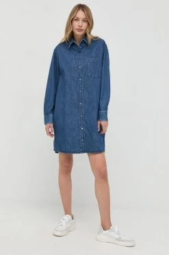 Γυναικεία Φορέματα Φόρεμα τζιν Weekend Max Mara ναυτικό μπλε,