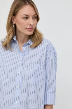 Γυναικεία Πουκάμισα Βαμβακερό πουκάμισο Weekend Max Mara ανοιχτό μπλε -Αξεσουάρ || Παπούτσια || Ρούχα Κατάστημα unnamed file 1886