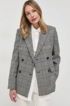 Γυναικεία Σακάκια Μαλλί μπουφάν Weekend Max Mara μαύρο,