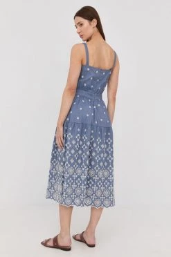 Γυναικεία Φορέματα Φόρεμα από λινό μείγμα MAX&Co. μπλε -Αξεσουάρ || Παπούτσια || Ρούχα Κατάστημα unnamed file 1923