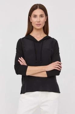 Γυναικεία Χωρίς φερμουάρ Μπλούζα Max Mara Leisure χρώμα: μαύρο,