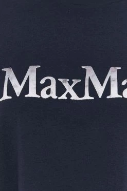Γυναικεία Κοντομάνικο Μπλουζάκι Max Mara Leisure χρώμα: ναυτικό μπλε -Αξεσουάρ || Παπούτσια || Ρούχα Κατάστημα unnamed file 1960
