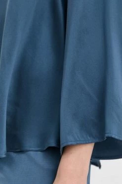 Γυναικεία Μπλούζες Μεταξωτή μπλούζα MAX&Co. χρώμα: ναυτικό μπλε -Αξεσουάρ || Παπούτσια || Ρούχα Κατάστημα unnamed file 2001