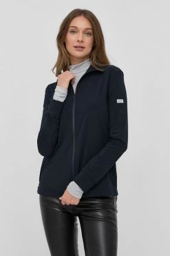 Γυναικεία Με φερμουάρ Μπλούζα Max Mara Leisure χρώμα: ναυτικό μπλε,