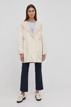 Γυναικεία Μακριά μπουφάν Weekend Max Mara - κρεμ -Αξεσουάρ || Παπούτσια || Ρούχα Κατάστημα unnamed file 2046