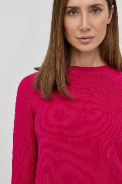 Γυναικεία Χωρίς φερμουάρ Βαμβακερό πουλόβερ Weekend Max Mara χρώμα: μοβ -Αξεσουάρ || Παπούτσια || Ρούχα Κατάστημα unnamed file 2059