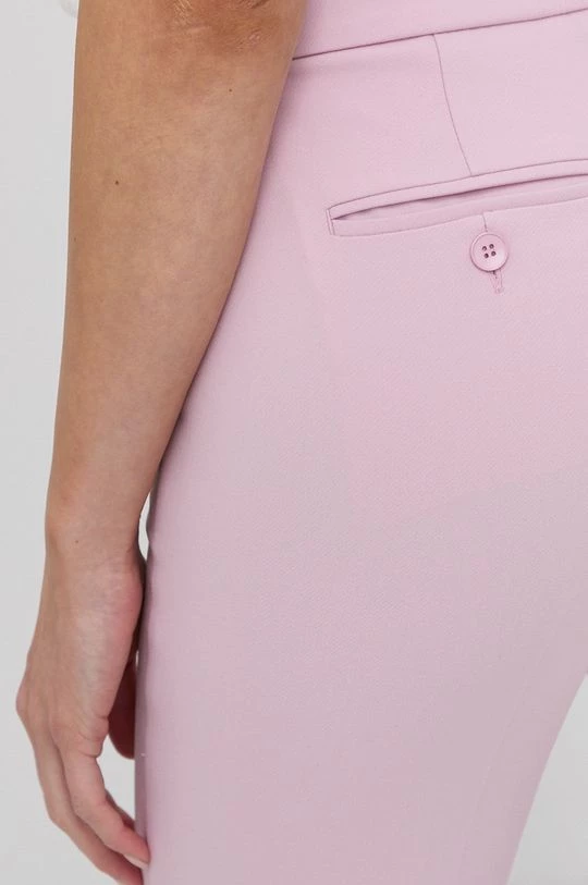 Γυναικεία Υφασμάτινα Παντελόνι Weekend Max Mara χρώμα: ροζ 6 Γυναικεία Υφασμάτινα Παντελόνι Weekend Max Mara χρώμα: ροζ - Image 4
