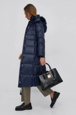 Γυναικεία Μακριά μπουφάν Μπουφάν με επένδυση από πούπουλα MAX&Co. χρώμα: ναυτικό μπλε