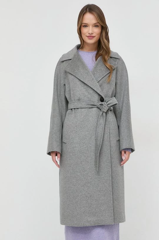 Γυναικεία Παλτά Μάλλινο παλτό Weekend Max Mara γκρι, 3 Γυναικεία Παλτά Μάλλινο παλτό Weekend Max Mara γκρι,