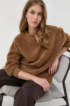 Γυναικεία Χωρίς φερμουάρ Μπλούζα Weekend Max Mara καφέ,