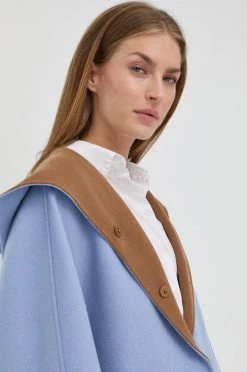 Γυναικεία Παλτά Μάλλινο παλτό διπλής όψης Weekend Max Mara μπεζ -Αξεσουάρ || Παπούτσια || Ρούχα Κατάστημα unnamed file 2225