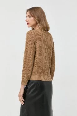 Γυναικεία Χωρίς φερμουάρ Μάλλινο πουλόβερ Weekend Max Mara χρώμα: καφέ, -Αξεσουάρ || Παπούτσια || Ρούχα Κατάστημα unnamed file 2249