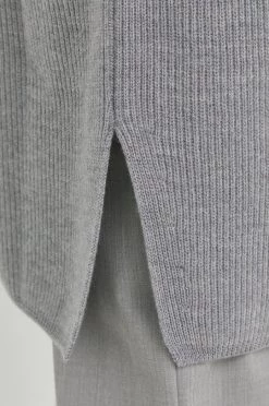 Γυναικεία Με φερμουάρ Μάλλινο γιλέκο Max Mara Leisure χρώμα: γκρι -Αξεσουάρ || Παπούτσια || Ρούχα Κατάστημα unnamed file 2263