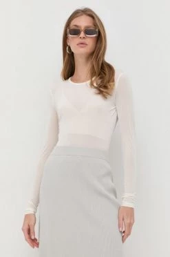 Γυναικεία Μακρυμάνικο Longsleeve Max Mara Leisure μπεζ