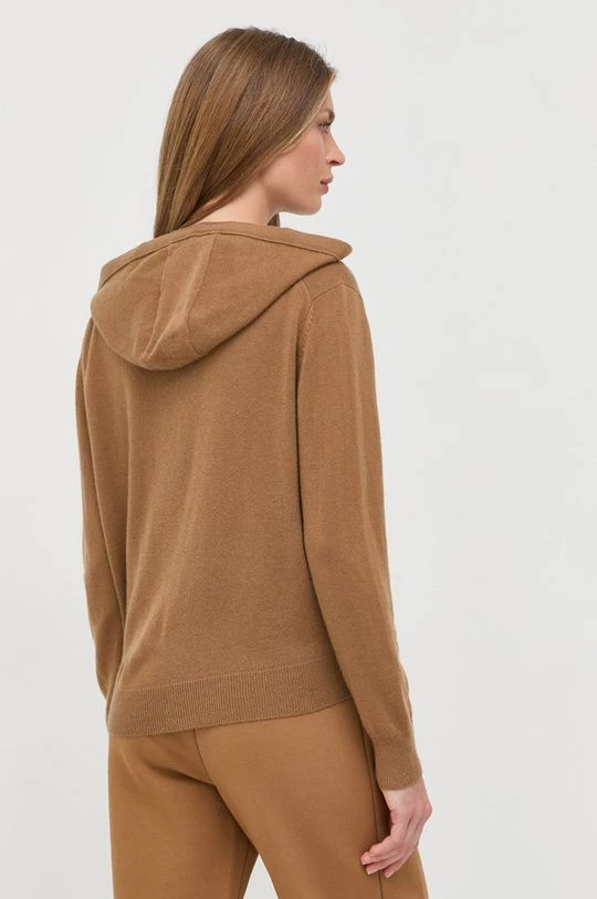 Γυναικεία Με φερμουάρ Ζακέτα με μείγμα κασμίρ Max Mara Leisure χρώμα: καφέ, 5 Γυναικεία Με φερμουάρ Ζακέτα με μείγμα κασμίρ Max Mara Leisure χρώμα: καφέ, - Image 3