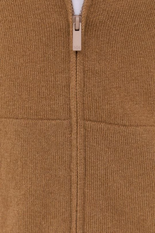 Γυναικεία Με φερμουάρ Ζακέτα με μείγμα κασμίρ Max Mara Leisure χρώμα: καφέ, 7 Γυναικεία Με φερμουάρ Ζακέτα με μείγμα κασμίρ Max Mara Leisure χρώμα: καφέ, - Image 5