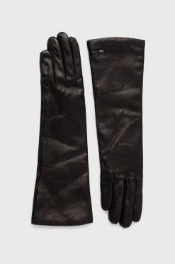 Γυναικεία Γάντια Δερμάτινα γάντια Weekend Max Mara μαύρο